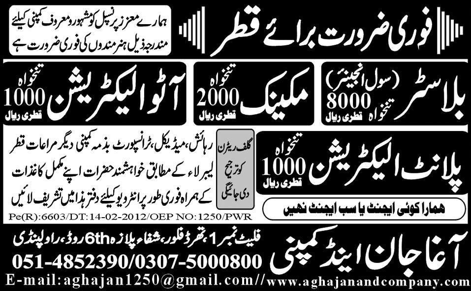 Jobs in Qatar