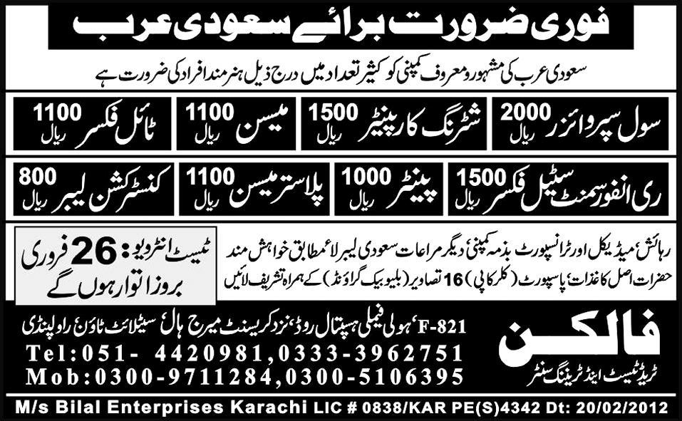 Saudi Arabia Jobs