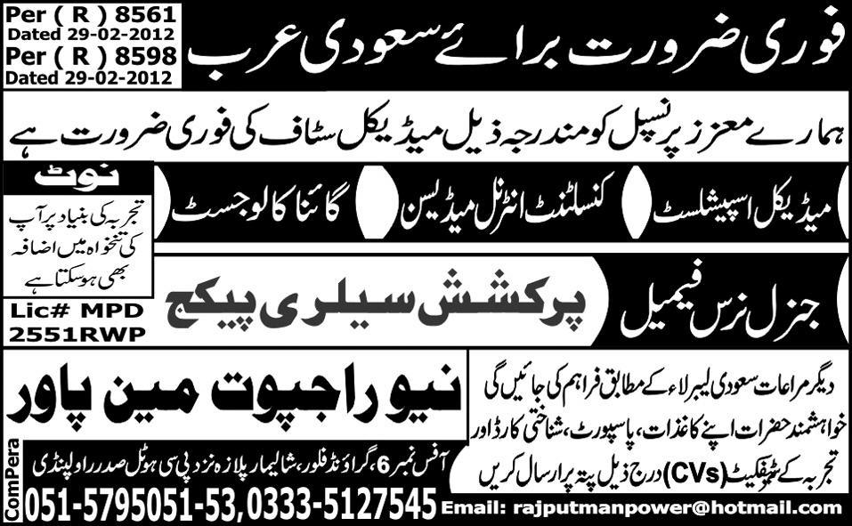 Medical/Doctors Jobs