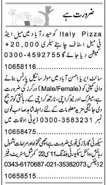Classified Karachi Express Misc. Jobs