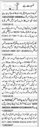 Classified Karachi Express Misc. Jobs 2