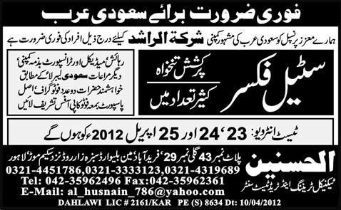 Steel Fixers Jobs