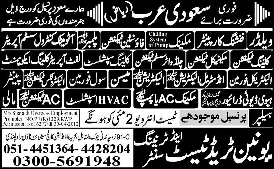 Technician jobs in Saudi Arabia (Riyadh)