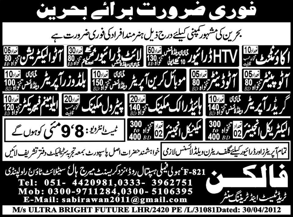Engineering and Construction jobs in Bahrain