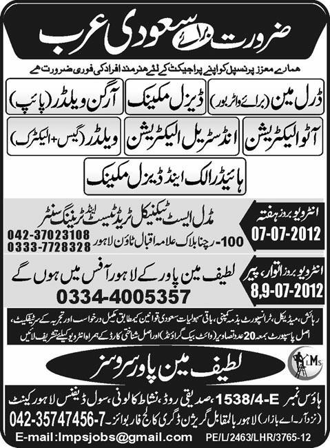 Drill Man, Diesel Mechanic and Industrial Electrician Jobs