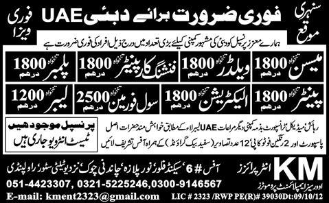 Jobs in Dubai UAE