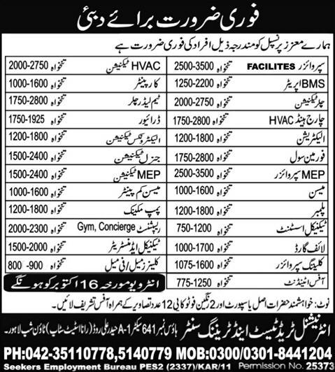 Jobs in Duabi