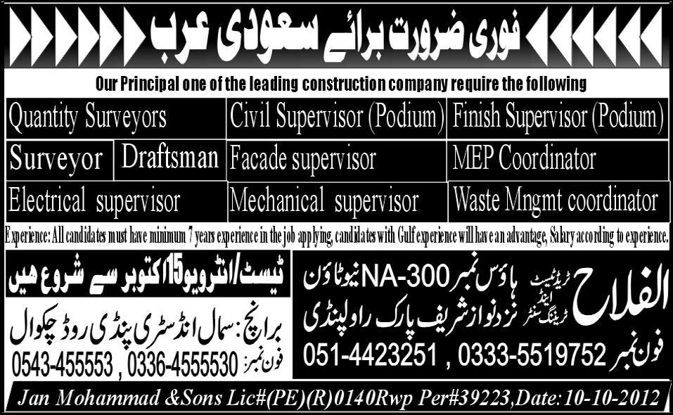 Jobs in Saudi Arabia