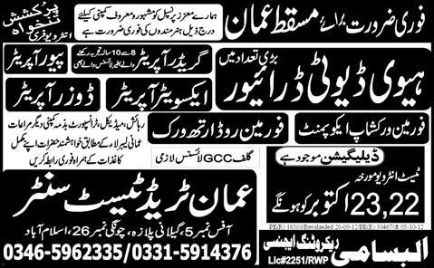 Jobs in Muscat, Oman