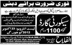 Security Guards Required for Dubai