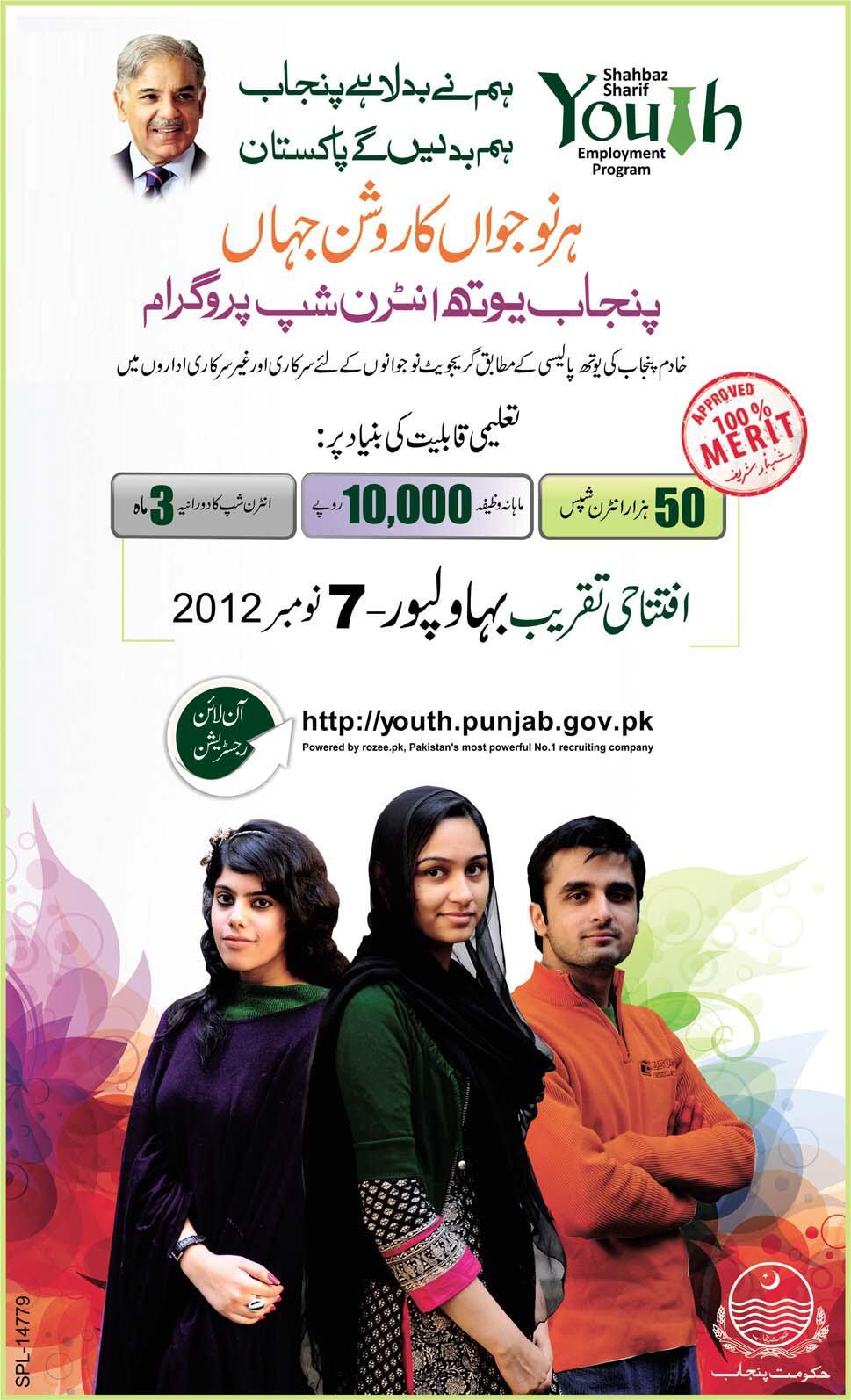 Punjab Youth Internship Program (PYIP) 2012-2013