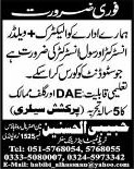 Civil / Electric / Welding Instructor Jobs in Rawalpindi 2013 November at Habibi Al-Hasnain Trade Test & Training Center