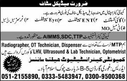Community Care Hospital Islamabad Jobs 2018 Medical Officer, Nurses, Specialists & Consultants Latest