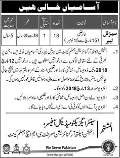 Labour Jobs in Jhelum 2018 February Station Health Organization Latest