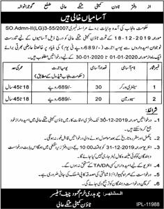 Municipal Committee Gujranwala Jobs 2019 December Sanitary Workers & Sewerman Latest