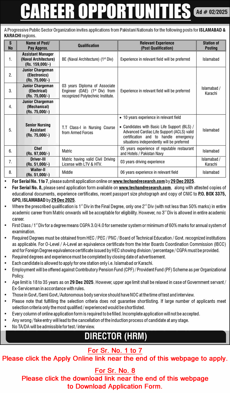 NESCOM Jobs December 2025 techandresearch com Apply Online Junior Chargeman, Assistant Manager & Others Latest