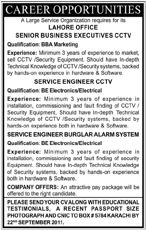 Services Organization Career Opportunities