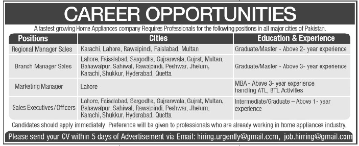 Career Opportunities