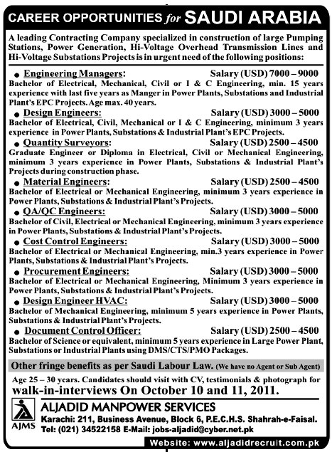 Career Opportunities for Saudi Arabia