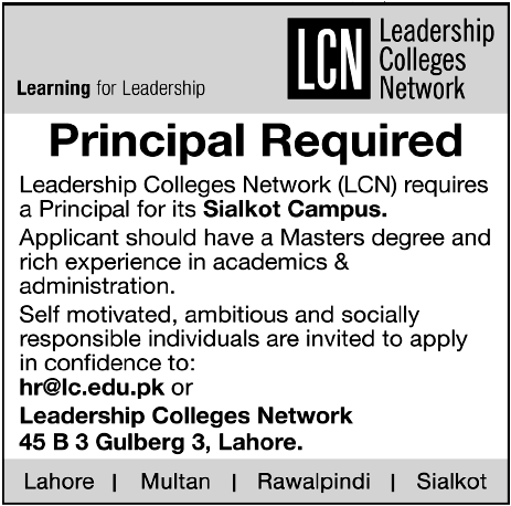 LCN Required Principal