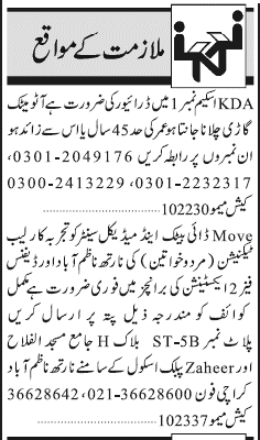 Misc. Jobs in Karachi Jang Classified 2