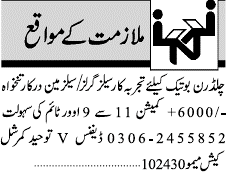 Misc. Jobs in Karachi Jang Classified 1