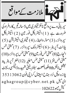 Misc. Jobs in Karachi Jang Classified