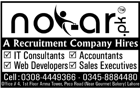 Staff Required in Lahore