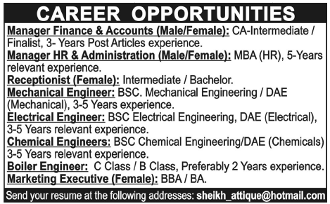 Jobs in Lahore