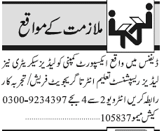 Misc. Jobs in Karachi Jang Classified 1