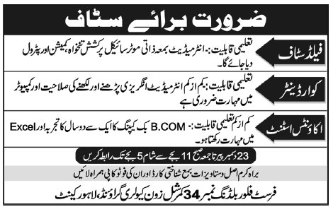 Jobs in Lahore