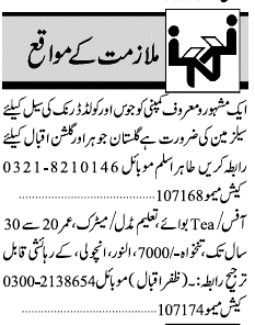 Misc. Jobs in Karachi Jang Classified 1