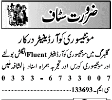 Classified Lahore Jang Misc. Jobs 3