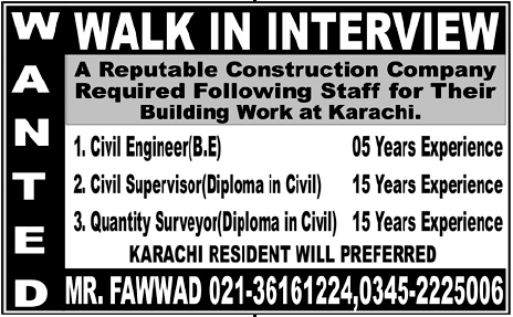 Construction Company Jobs