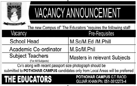 The Educators Jobs