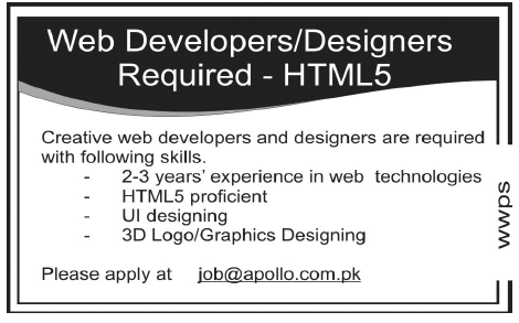 Web Developers/Designers Required