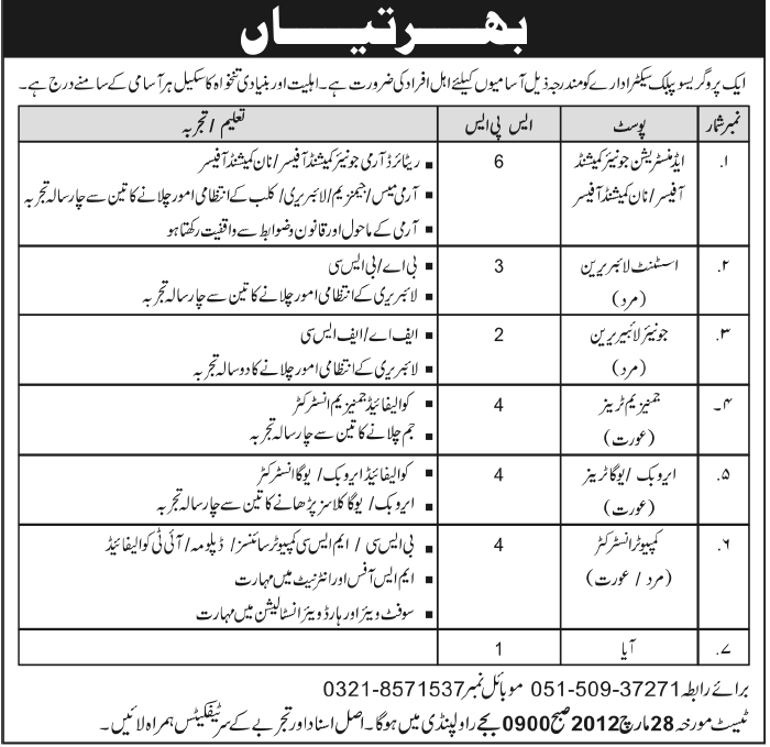 Public Sector Organization (Govt) Jobs