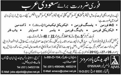 Foremen and Fitters Jobs