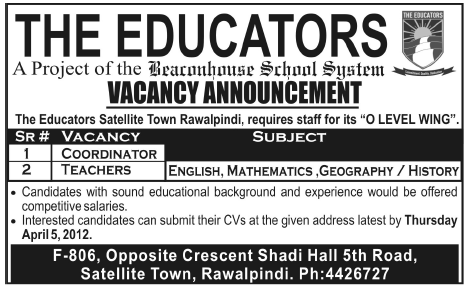 The Educators Jobs