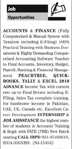 Classified Karachi Jang Misc. Jobs 2