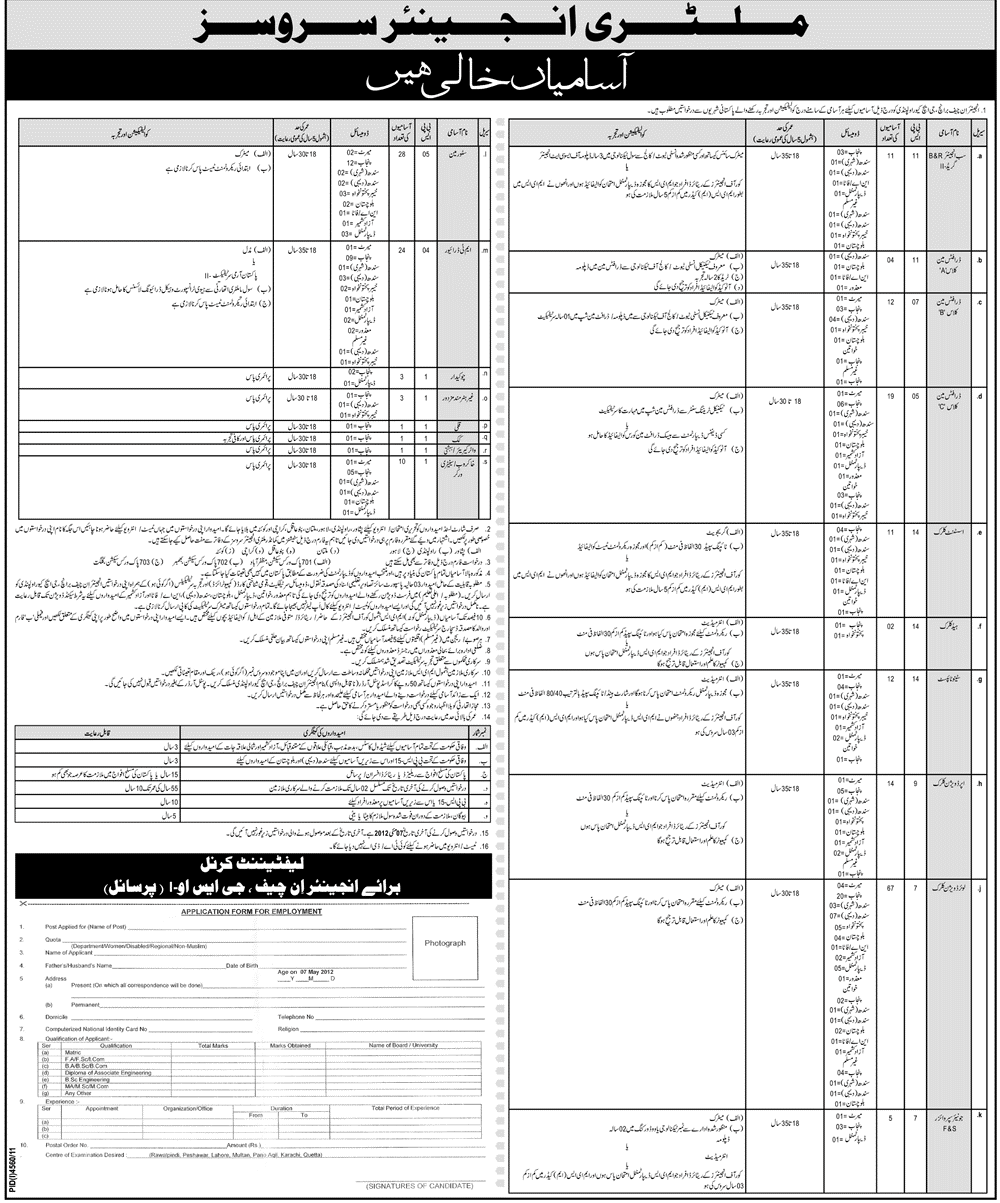 GHQ (Govt.) Jobs