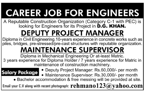 Construction Company Jobs