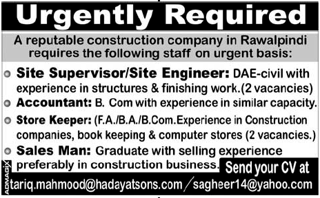 Construction Company Jobs