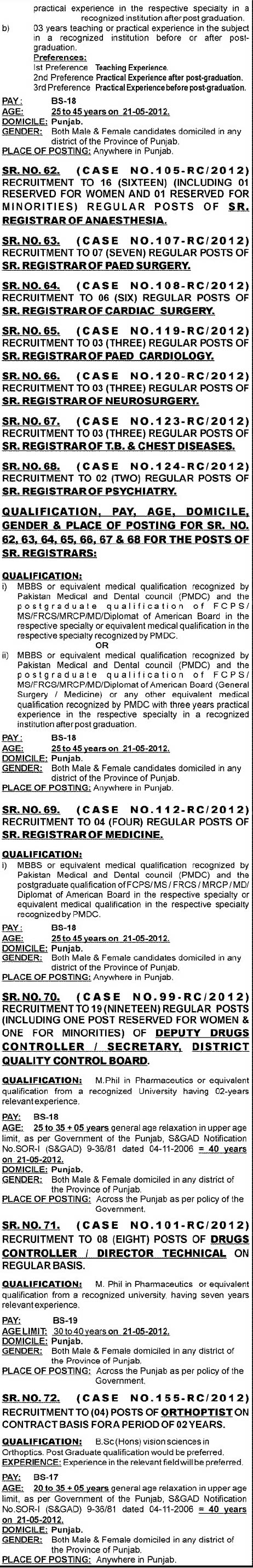 jobs at Punjab Public Service Commission (PPSC) Govt. job