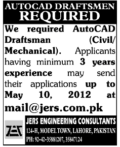 Job for Autocad Draftsman