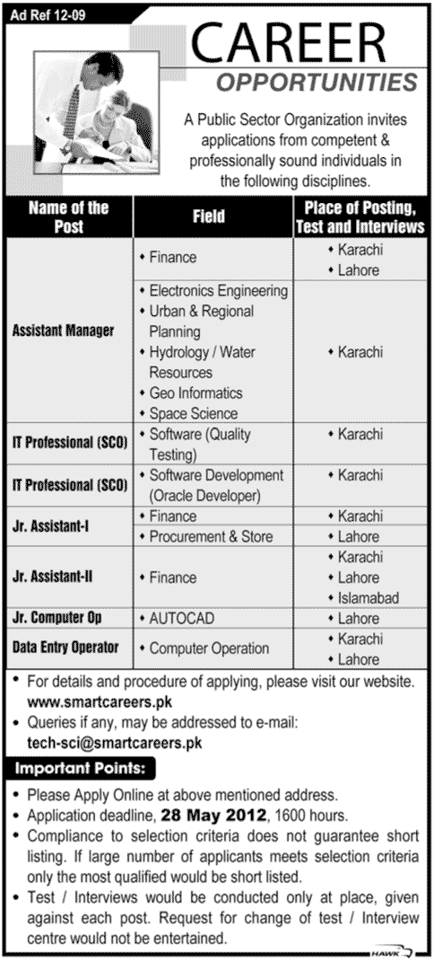 I.T Jobs at Public Sector Organization