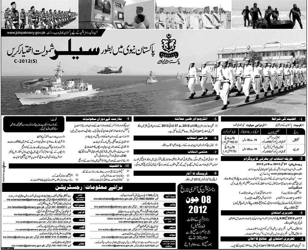 Join Pakistan Navy as Sailor