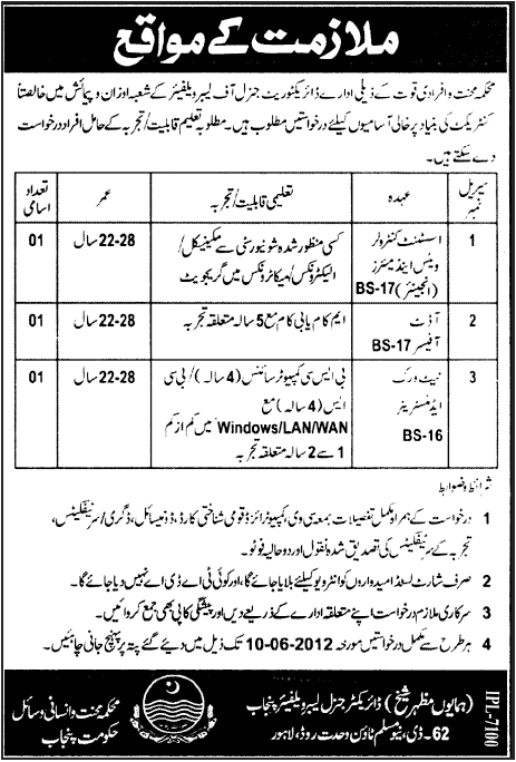 Administrative Officers Required at Directorate General of Labour Welfare