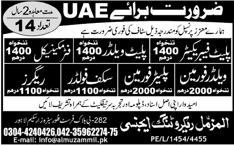 Plate Fabricator and Scaffolder Jobs