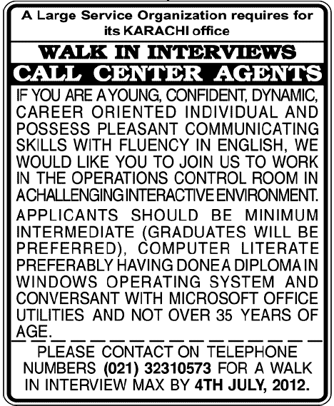 Call Center Agents Required